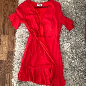 Red dress, size m